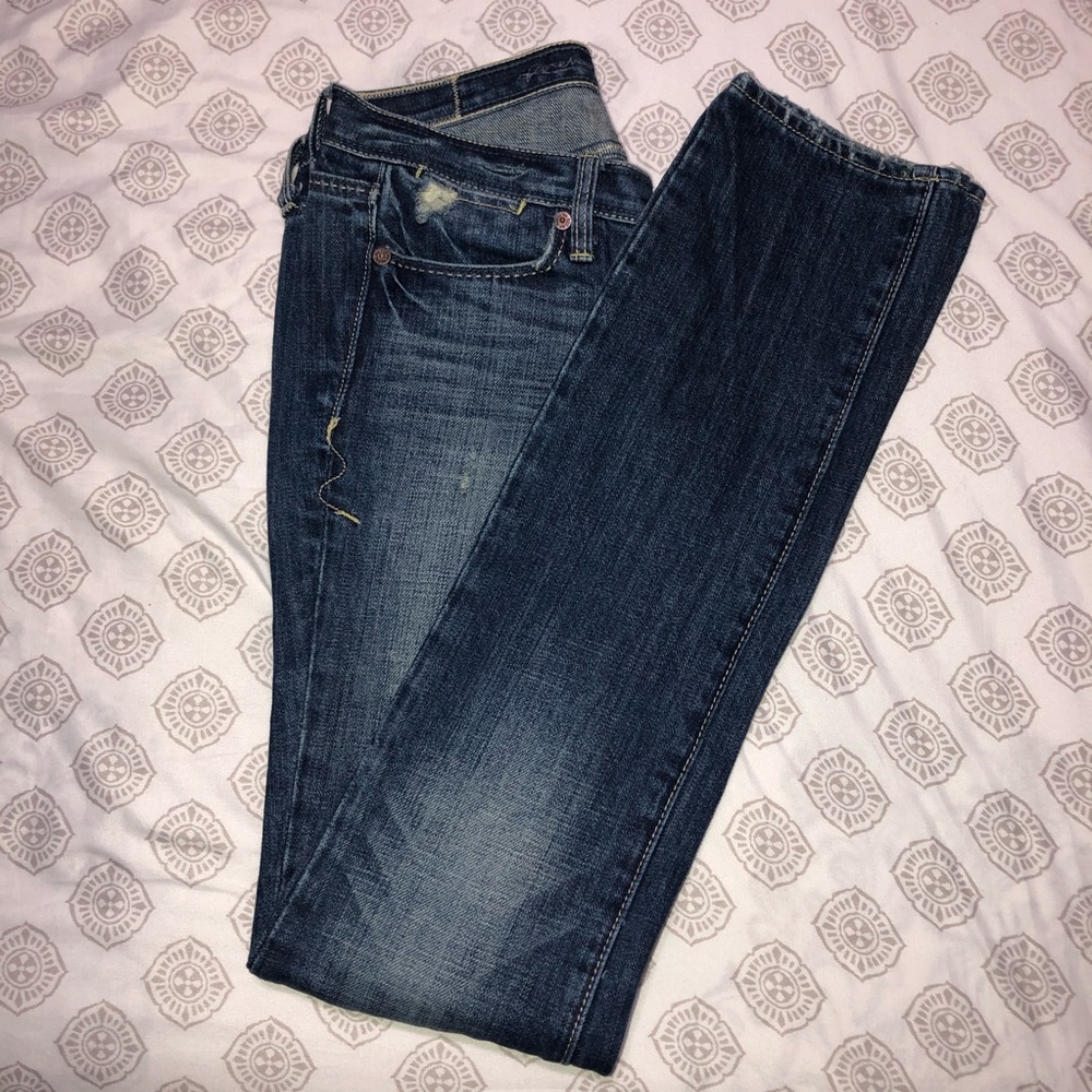 Straight leg jeans